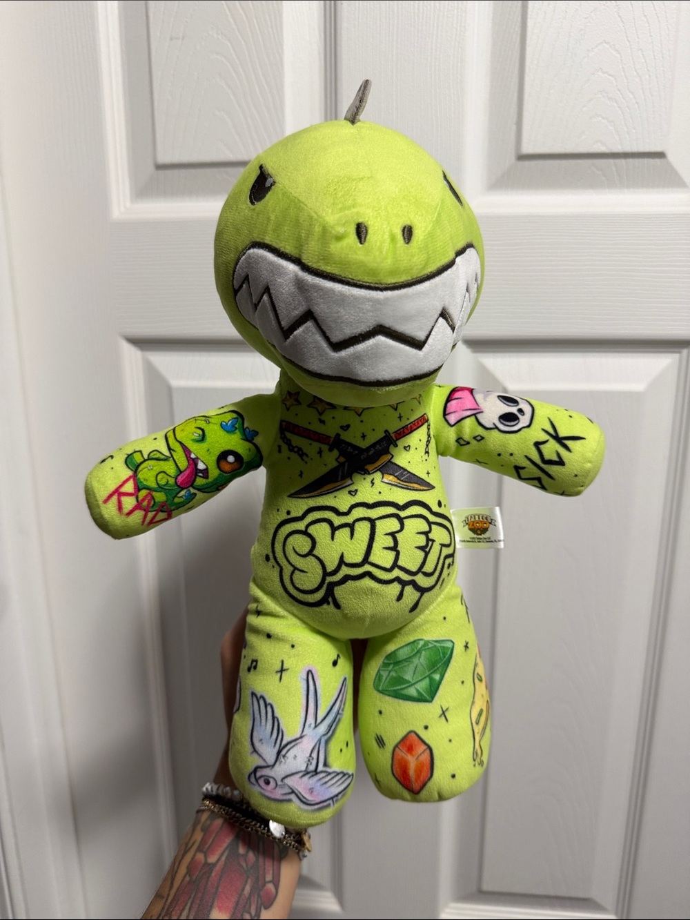 Tattoo Zoo Plush Dinosaur